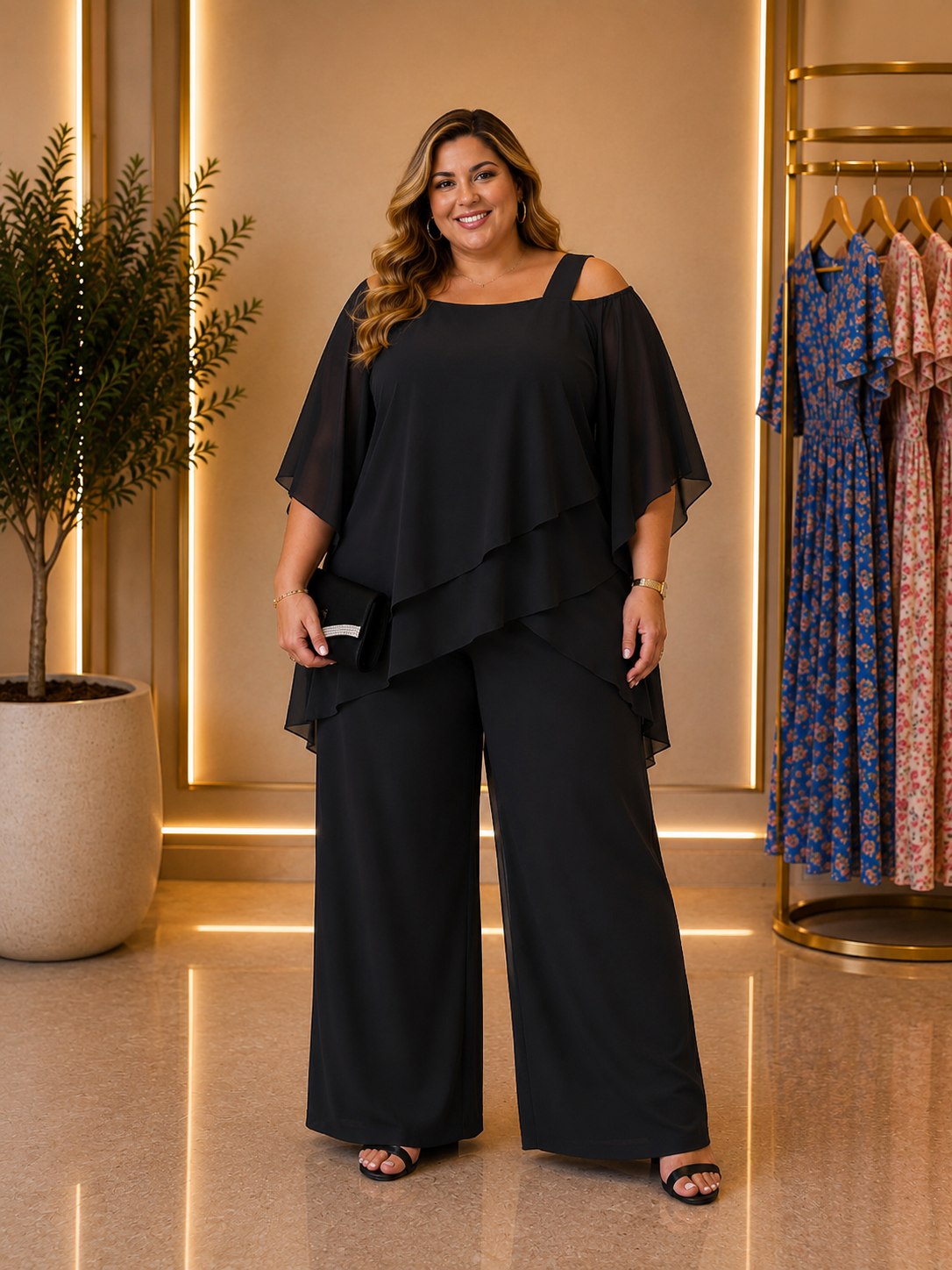 Two-Piece Layered Set | Plus Size