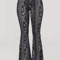 Premium High-Waist Schlaghose "Boho Chic" – Figurformend & Stretch (Paisley-Print)