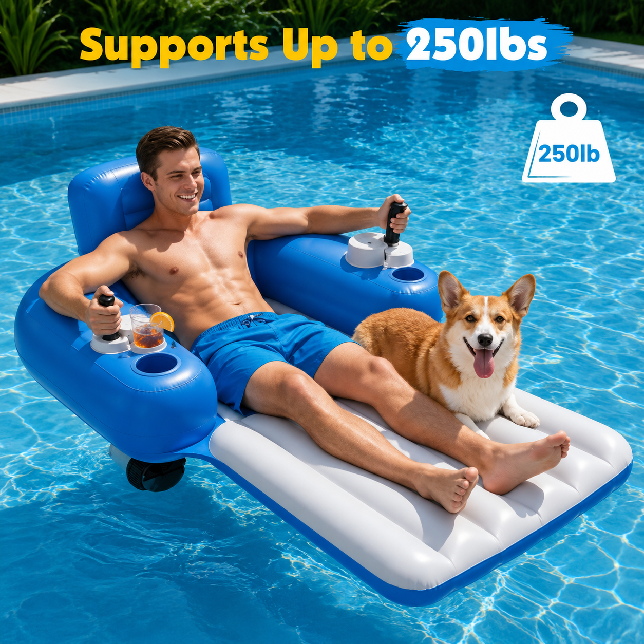 Motorized Electric Propeller Lounge Cruiser
