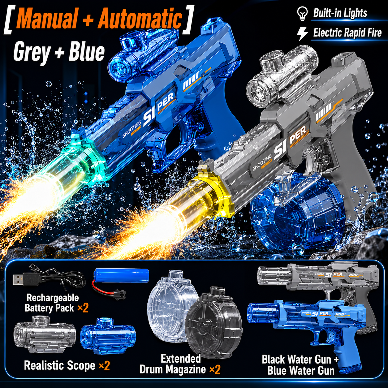 The AquaStrike Tactical Water Blaster