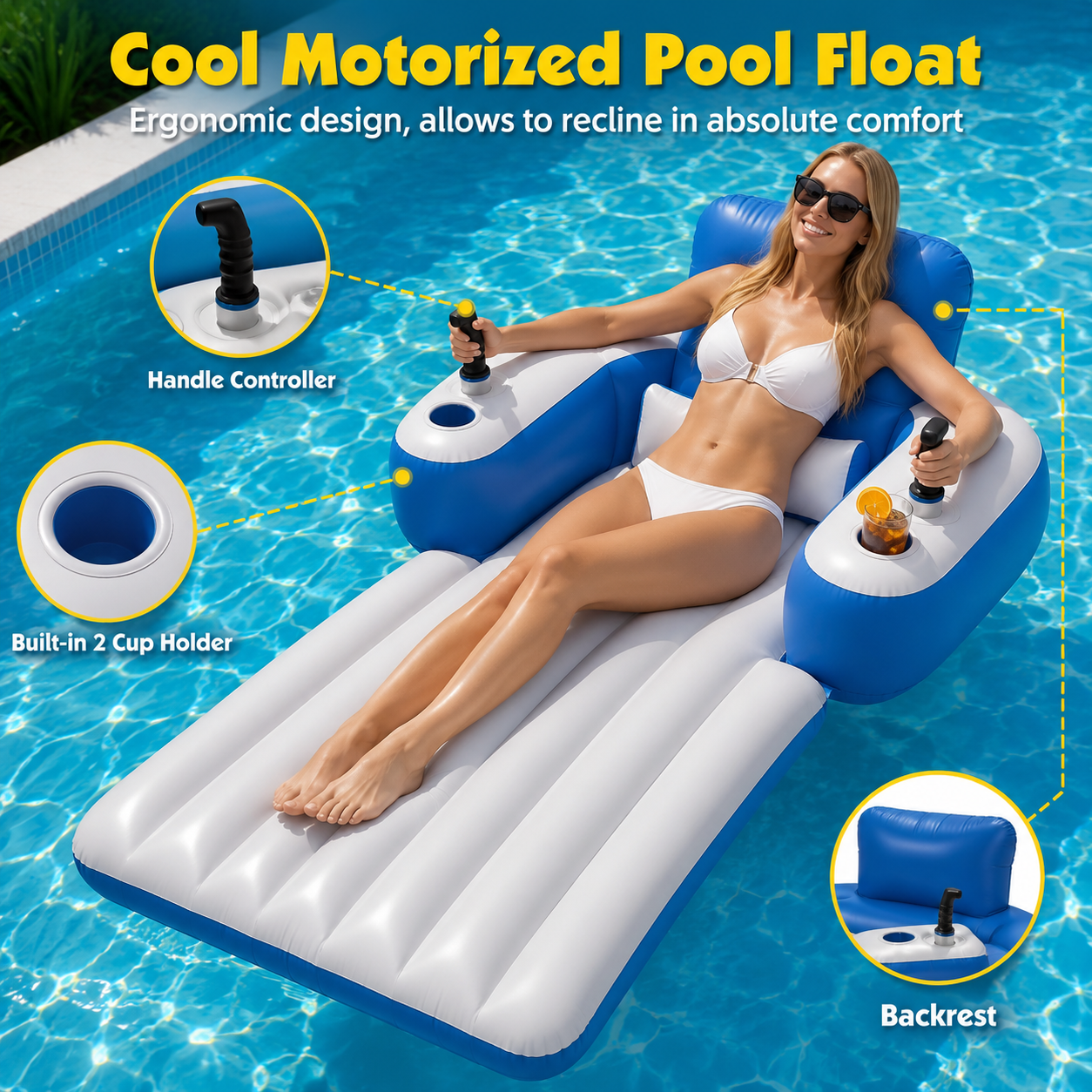 Motorized Electric Propeller Lounge Cruiser