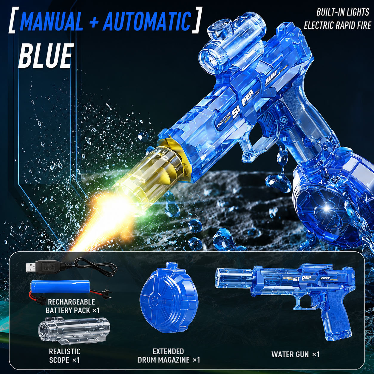 The AquaStrike Tactical Water Blaster
