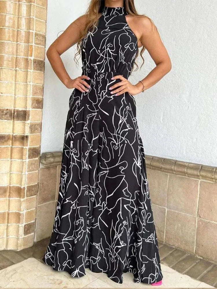 The 'Monaco' Elegant Halter Jumpsuit