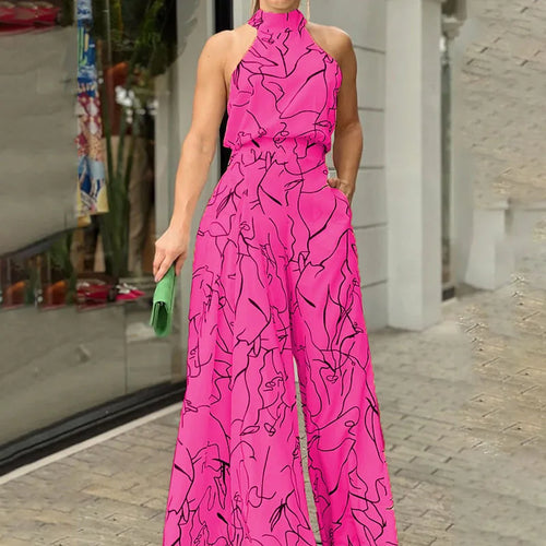 The 'Monaco' Elegant Halter Jumpsuit
