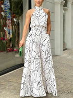The 'Monaco' Elegant Halter Jumpsuit