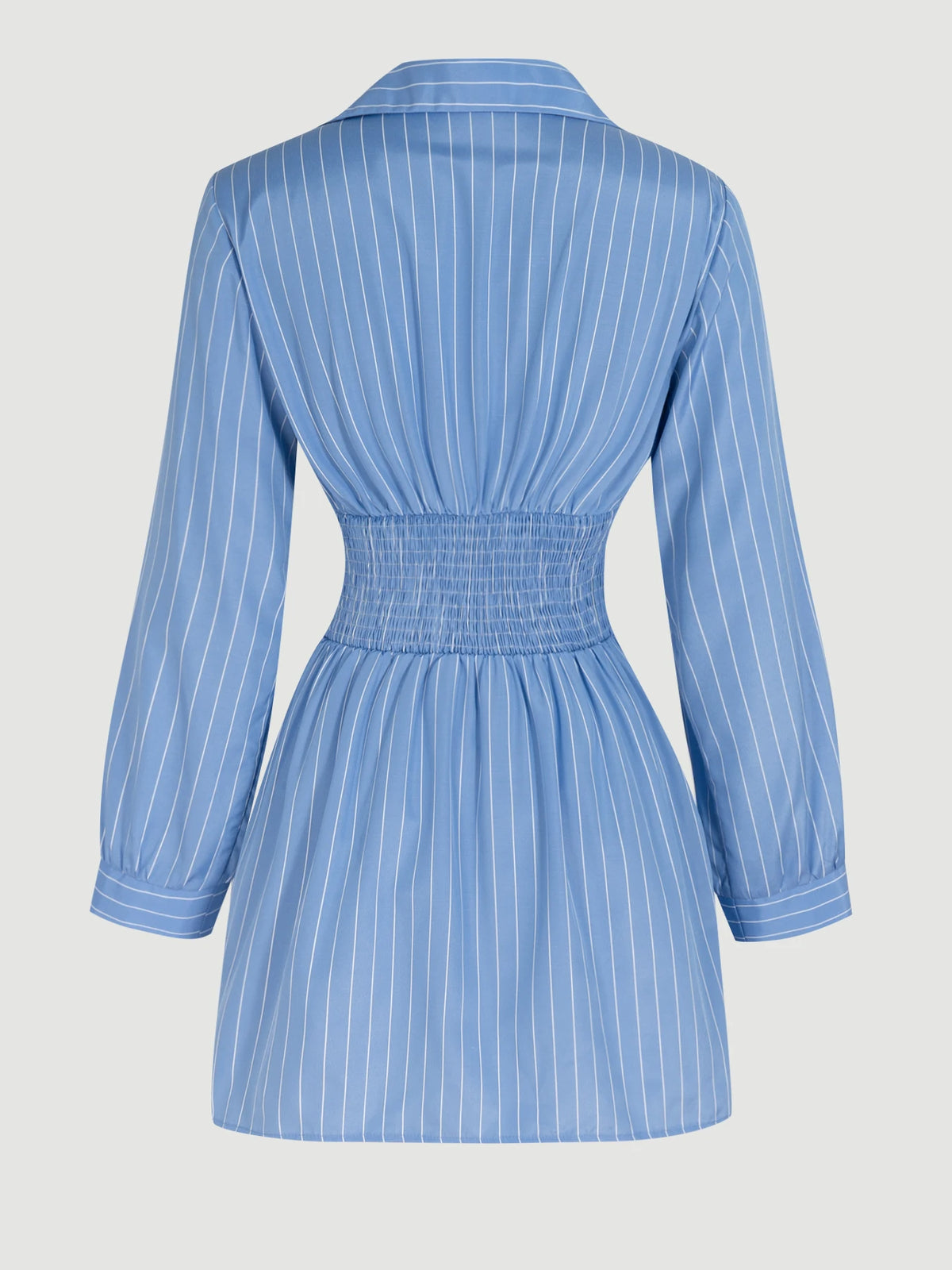 The Skyline Striped Wrap Dress