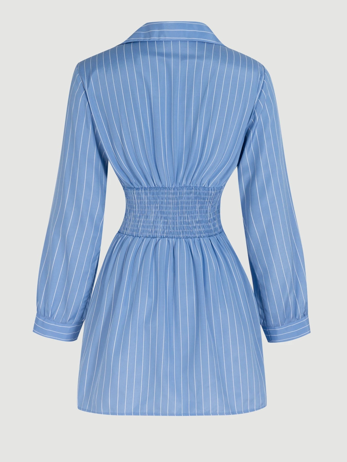 The Skyline Striped Wrap Dress