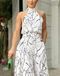 The 'Monaco' Elegant Halter Jumpsuit